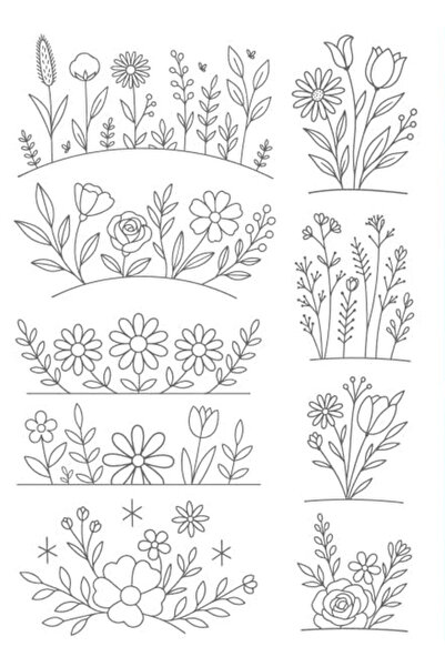 Choice1 C Water Soluble Stabilizer Embroidery Patterns Stick Stitch Embroider...