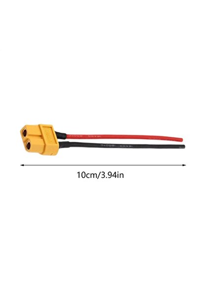 Choice female head XT60 Connector Male Female 16AWG 10cm Extension Cable, Sol...