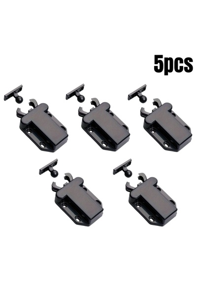 Choice 5pcs 5/10pcs Push To Open Cabinet Catch, Non-Magnetic Touch Latches, D...