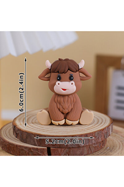 Choice6 Size as show I1 Yak Farm Animal Cake Topper Cow ,Pig, Mountain Cattle...