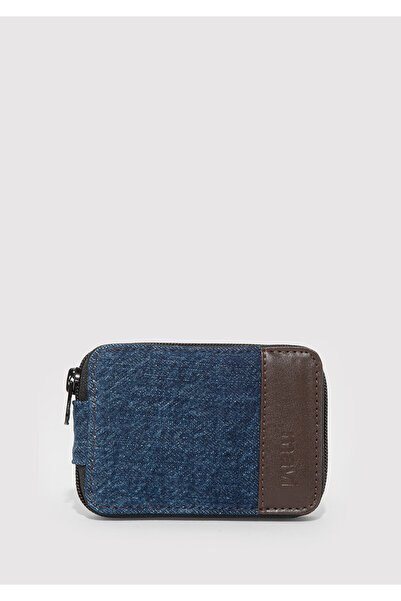 Mavi Marineblaue Denim-Geldbörse 0912246-17698