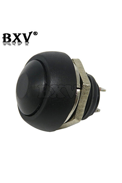 Choice4 Black 6PCS 6piece Mini 12mm Waterproof Momentary On/off Push Button R...