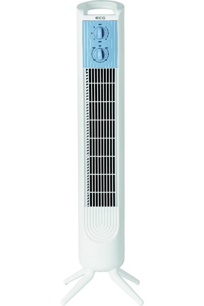 ECG Ventilator tip turn 1 Negru, 50 W, 3 viteze, oscilație, temporizator 120 min, alb