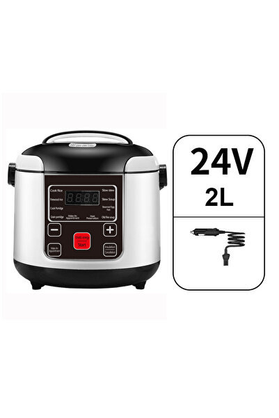 Choice 24V-2L English Portable Car Rice Cooker 2L Electric Truck Multi-Cooker...