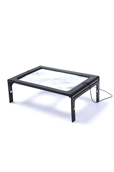 Choice Black A4 Reading Magnifier 3X Large Full Page With LED Lights Foldable...