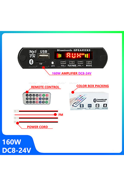 Choice 160W 160W Amplifier Bluetooth 5.1 MP3 Decoder Board 2*80W Audio Player...