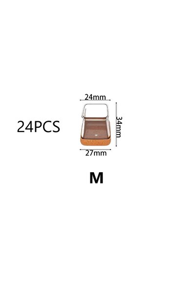 Choice 1 Pc 24PCS M 24PCS Transparent Table Chair Leg Protectors Caps Square ...