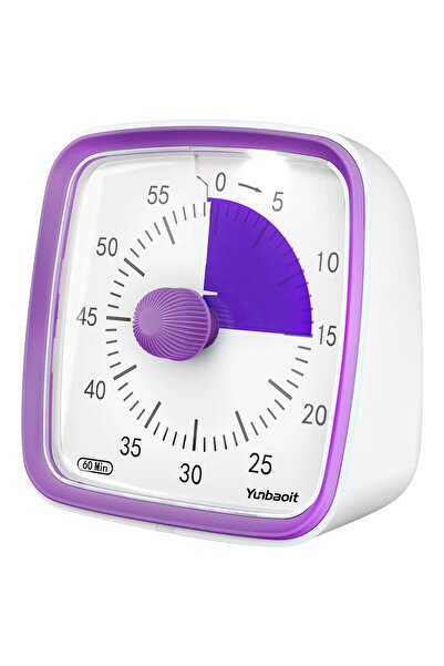Choice1 VT03-BLUE-BLUE Yunbaoit Visual Timer with Night Light, 60-Minute Coun...