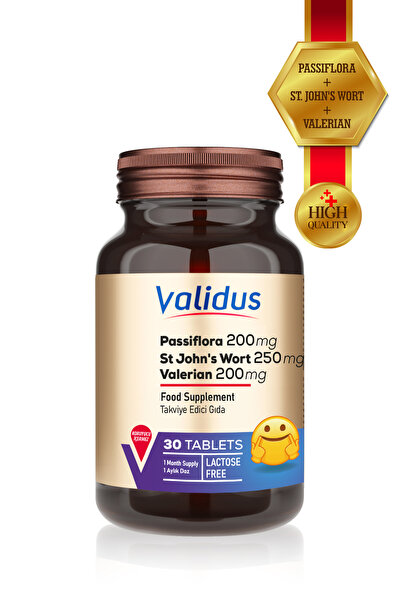 Validus Passiflora + Valerian + Lavander + Camomille + St. John's Wort + Meli...