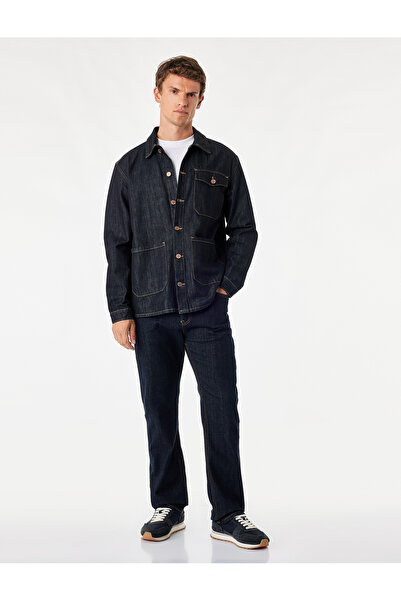 Koton Regular Waist Cotton Straight Fit Jean Pants - Mark Jean
