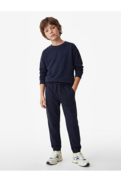 Koton Basic Jogger Sweatpants with Elastic Waist and Pockets