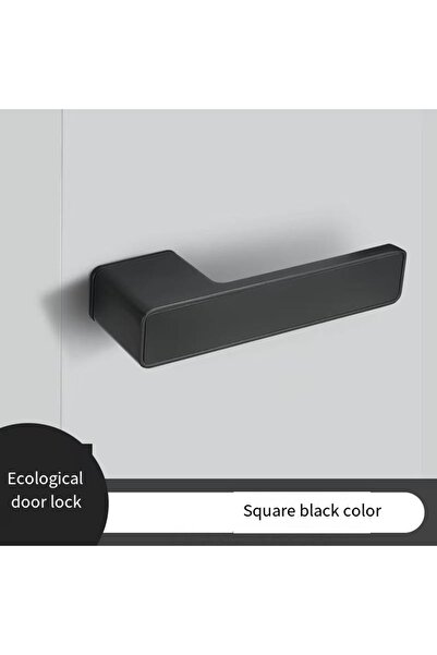 Choice9 Square black New High Aesthetic Minimalist Room Door Lock, Magnetic S...