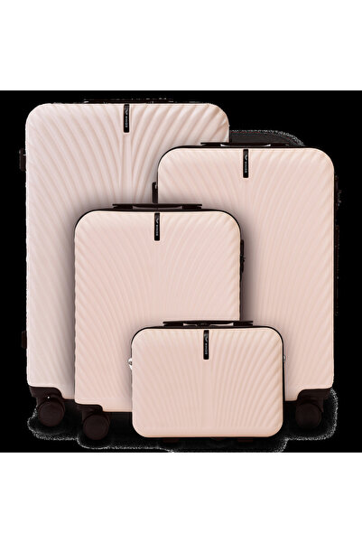 WINGS BRAND Set de 4 valize WINGS SWAN 2.0 ROZ