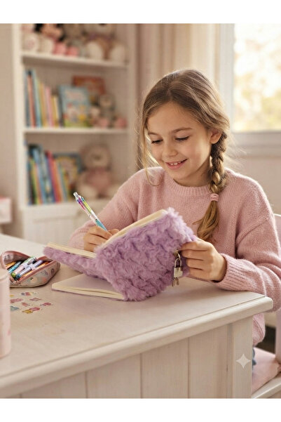 Butik Peluş Defter Kilitli