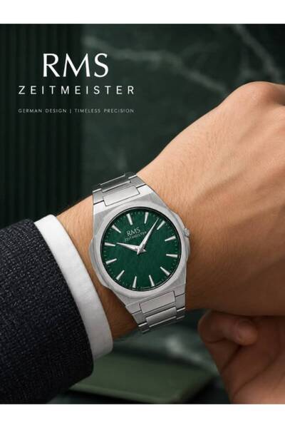 RMS Zeıtmeıster Rms Zeitmaster Rms.1.Ag2180.19 Men Wristwatch Clock