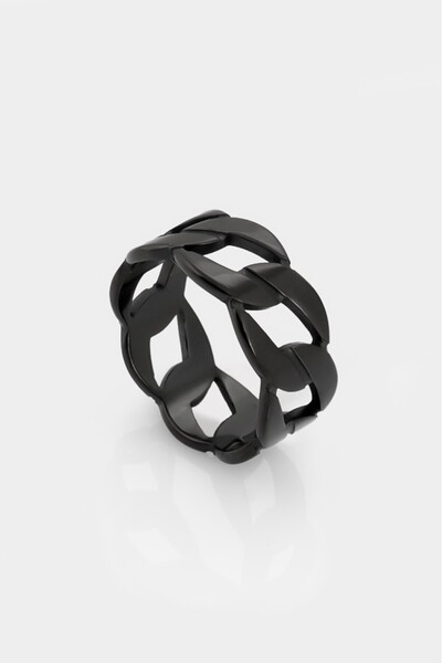 Crupt Studio 316L Steel Chain Chain Men's Ring Ka1389Sy