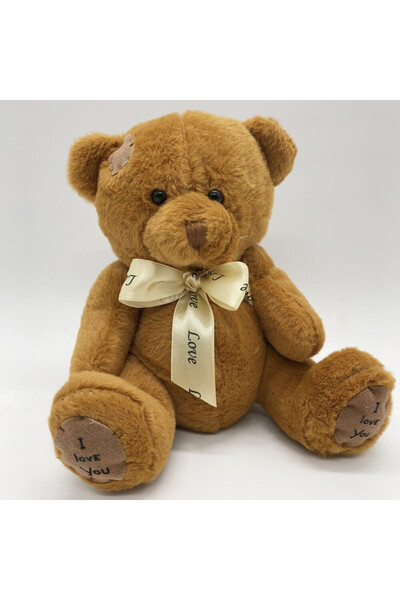 Choice 18cm dark brown 18cm Kawaii Patch Bear Soft Plush Toys Stuffed Animal ...