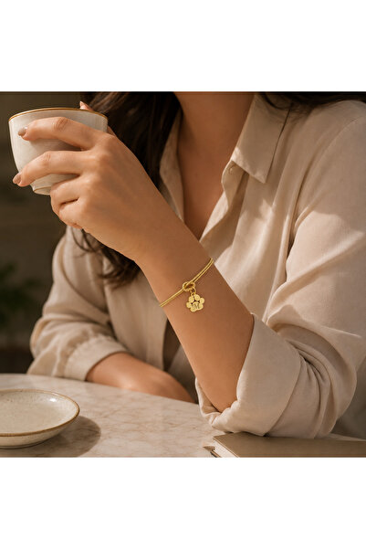 simurg jewellery Aşk Düğümü Gümüş Patili Bileklik