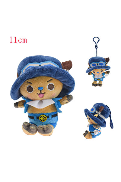 BANDAI 11cm Tony Chopper 8 One Piece Original Tony Tony Chopper Plush Toys Lu...
