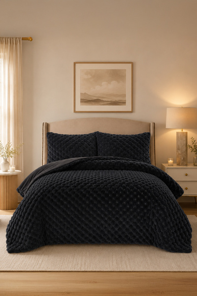 Elart Victoria Comfort Uyku Seti Çift Kişilik Antrasit