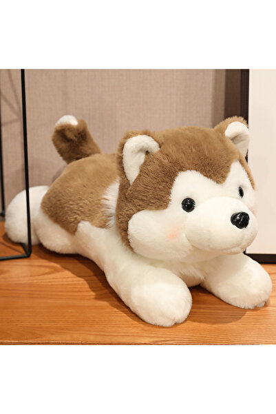 Miaoowa 30cm brown 30/40CM Cute Husky Dog Plush Toy Stuffed Animal Soft Kawai...