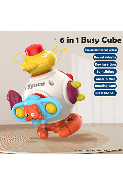 Choice1 6-in-1 Busy Cube 8 in 1 Educational Learning Montessori Toy Busy Cube...