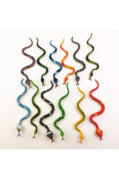 Choice 12PCS Assorted 12PCS Mini Realistic Snake Gag Gifts Scary Toys Funny P...