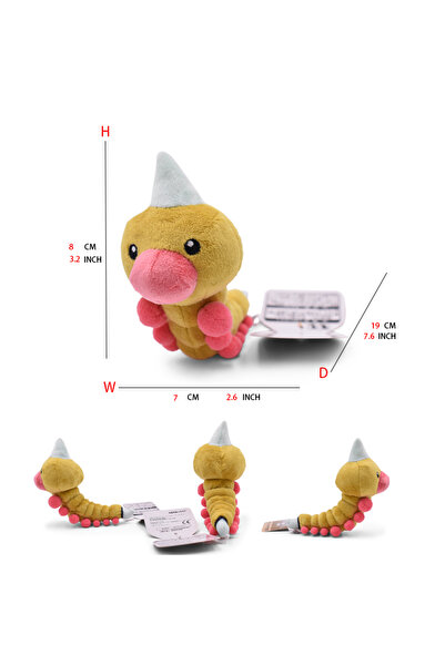 Choice Weedle Scolipede Butterfree Weedle Plush Toys Stuffed Collection Doll,...