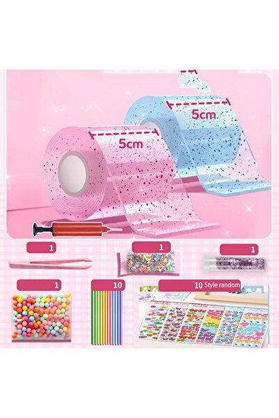 Choice 1579840 PET Nano Glue Knead Music Double Sided Tape Blow Bubbles Full ...