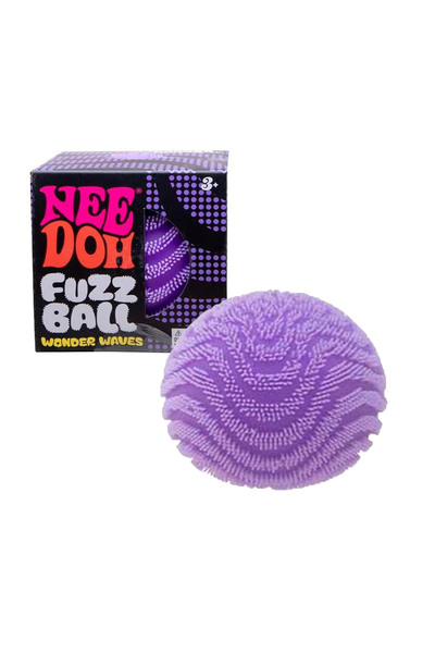 Choice4 PURPLE Nee Doh Fuzz Ball Wonder Waves Sensory Squeeze Toy Textured St...