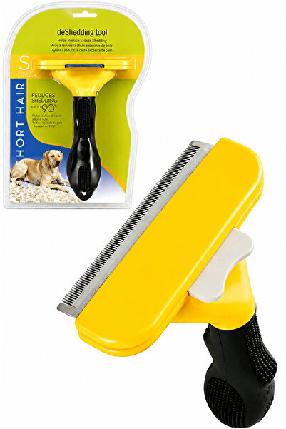NİSİBİS HOME Kısa Tüylü Köpek Büyük Tüy Toplama Tarağı Short Hair L