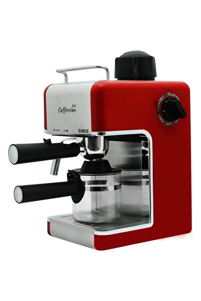 Samus Caffeccino Red Espresso Machine, 800W, 3.5 bar, Red