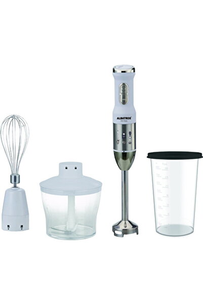 ALBATROS Blender MB700A, 700 W, Tel, Tocator, Functie turbo, Alb
