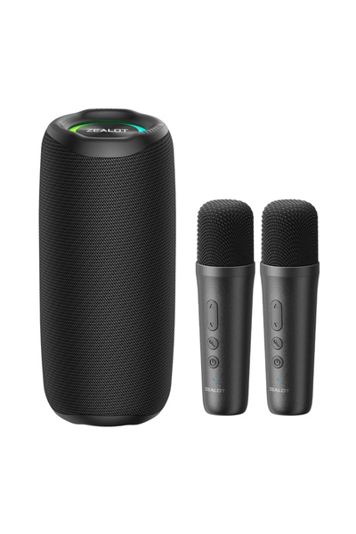 Choice1 2 microphone Zealot-MP2 Karaoke Machine Portable Bluetooth Speaker wi...