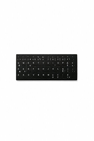MVLH Türkçe Q Klavye Etiketi Laptop PC Sticker Kaliteli PVC Harf Çıkartması S...