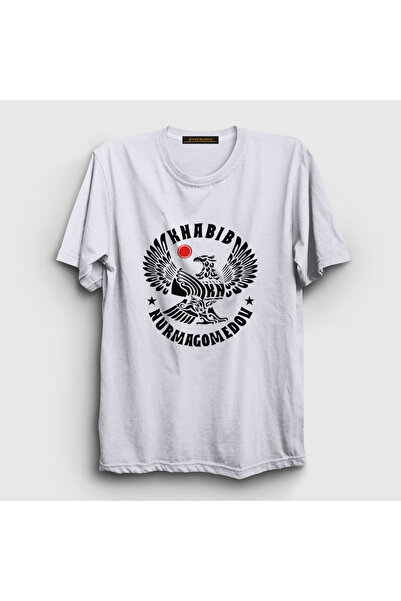 Presmono Unisex beli orao V3 UFC Khabib Nurmagomedov T-shirt 314250tt