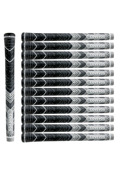 Choice GrayStandardSize 13pcs Golf Grips, Made of Natural , with Durable Non-...