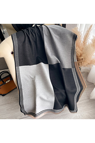 choice2 black New Luxury Winter Scarf Women Cashmere Warm Pashmina Brand Foul...