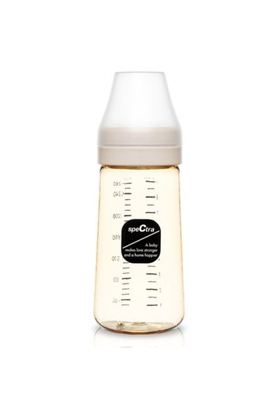 Spectra Biberon anticolici premium cu tetina S, galben (260 ml)