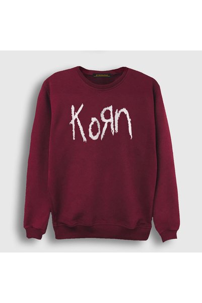 Presmono Unisex klaret crvena majica sa logotipom Korn 92478tt