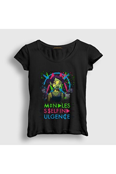 Presmono Women's Black Frankenstein Girls Mindless Self Indulgence T-Shirt 61...