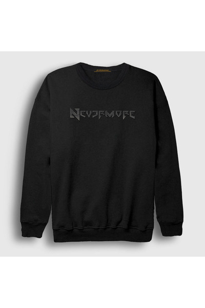 Presmono Unisex crna majica sa logotipom Nevermore 167883tt