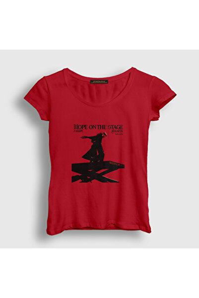 Presmono Tricou J-Hope pentru femei, Red Hope On The Stage World Tour 597378tt