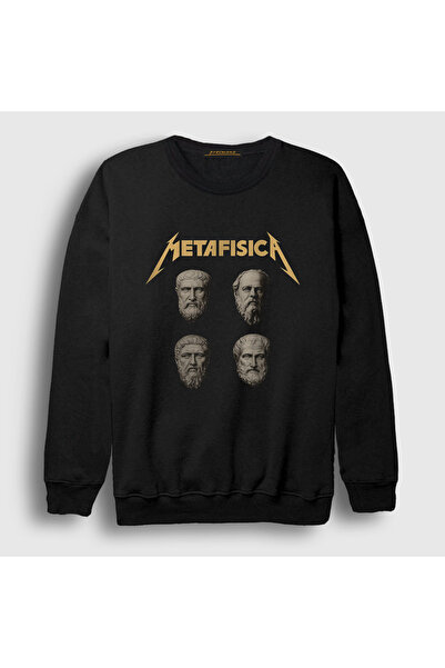 Presmono Unisex Black Metaphysical Philosophers Philosophy Metafisica Sweatsh...