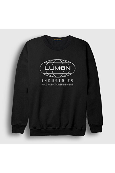 Presmono Unisex crna majica sa logotipom Lumon serije Severance 538990tt