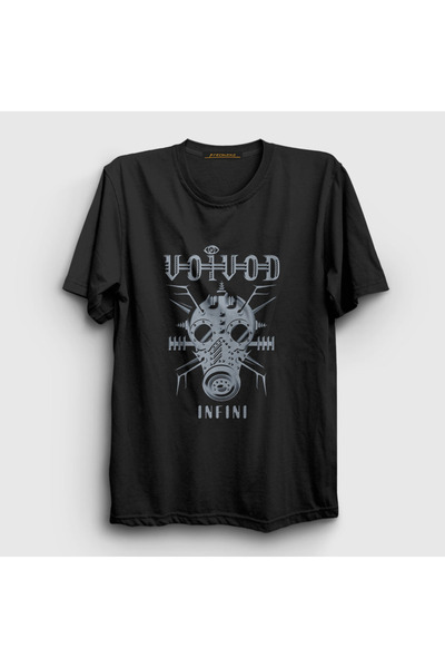 Presmono Unisex crna Infini Music Voivod T-shirt 509658tt