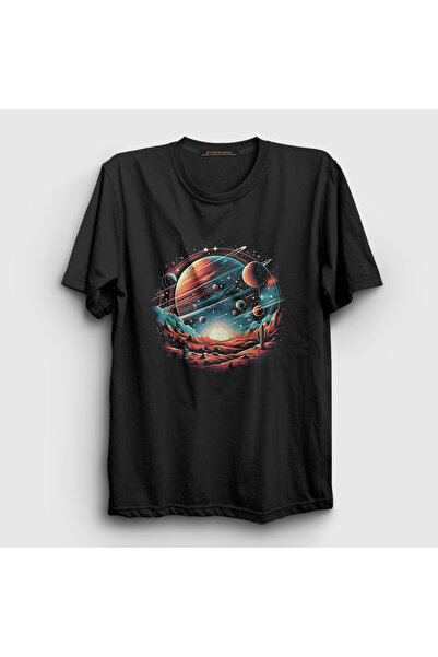 Presmono Svemirski izgled Crna pustinja Svemirski pogled Unisex T-shirt - 434...