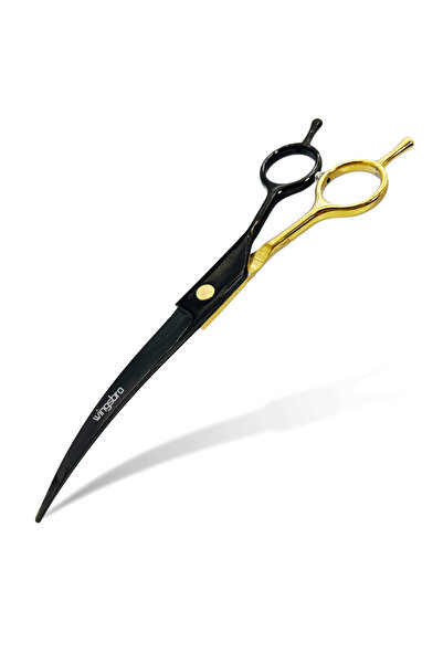 choice2 Light Grey Pet Grooming Scissors 7inch Right and Left Hand Curved Sci...