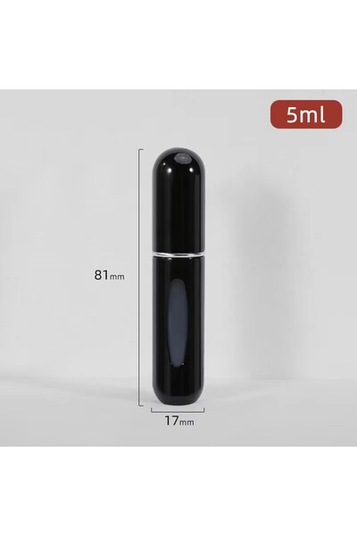 Choice8 زجاجة عطر فارغة قابلة لإعادة التعبئة سعة 5 مل مع مضخة رش، محمولة للسف...