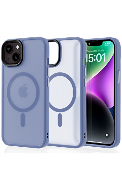 Casey Studios MagSafe калъф iPhone 14, безжично зареждане, повдигнати ръбове,...